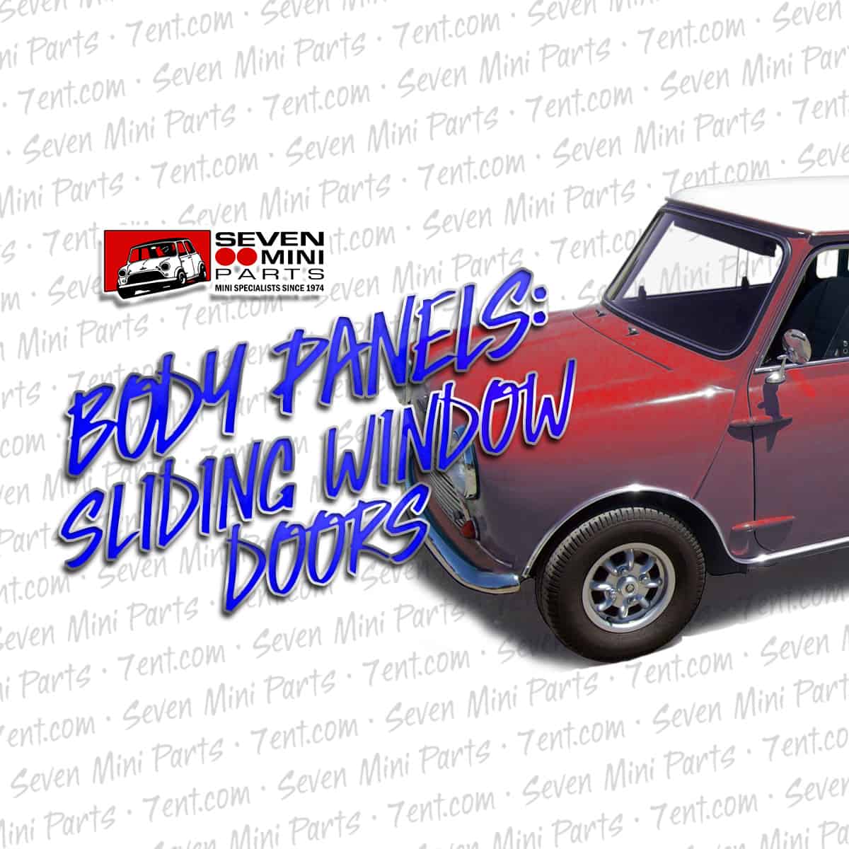 Sliding Window Doors | Classic Mini | Seven Mini Parts