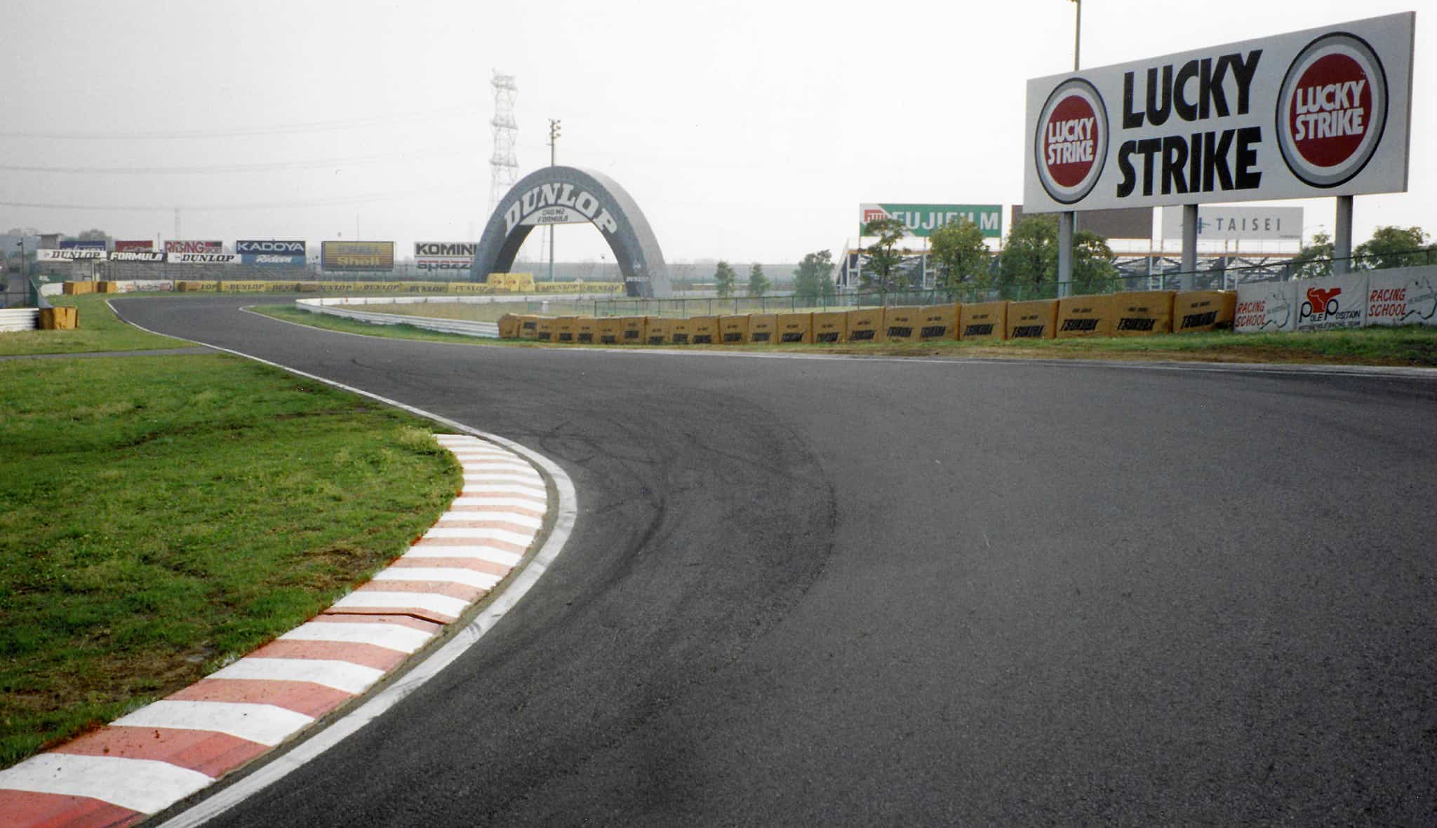 Racing in Japan is expensive, but facilities are first-rate, including closed-circuit TV and forgiving foam barriers