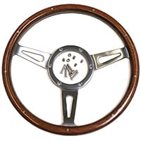 Austin Mini Classic Mini Pre 96 New 13"  Black Vinyl Steering Wheel 
