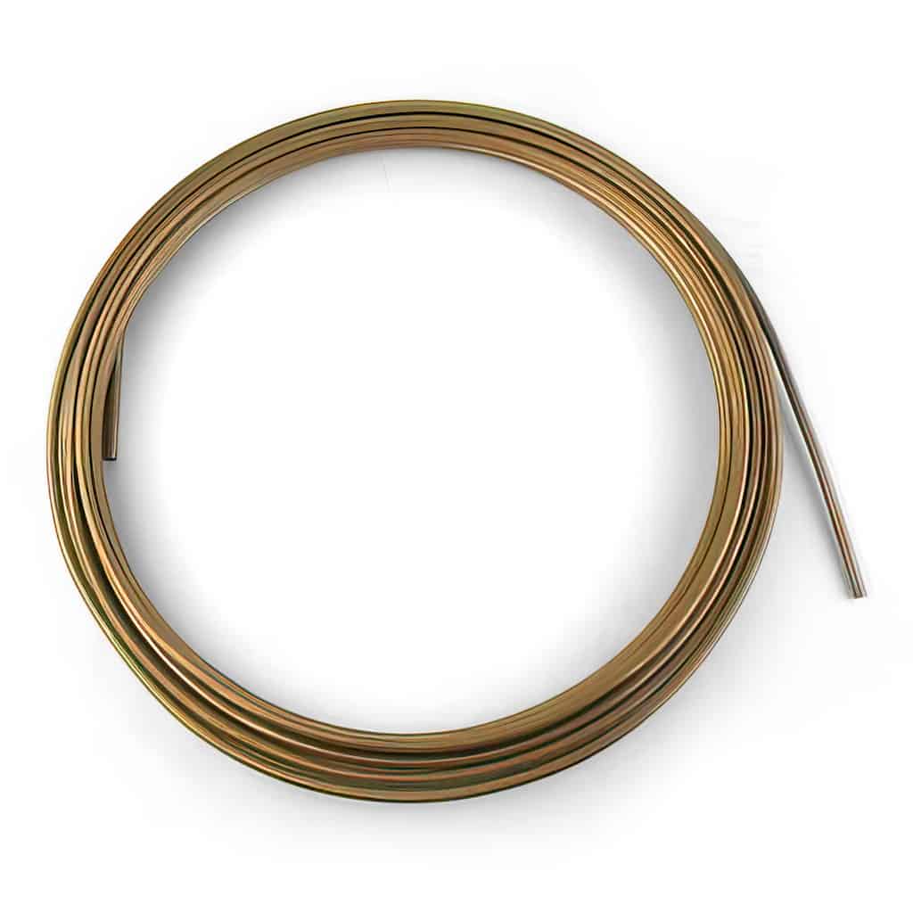 Brake Pipe, 3/16'' Copper-Nickel, per Inch (CNF925) 