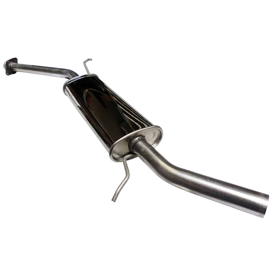 RC40 Rear Box and Cat Back Exhaust, Stainless (C-STR811S)