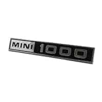 Boot Badge, Mk3 ''Mini 1000'' (CZH1357-USED)