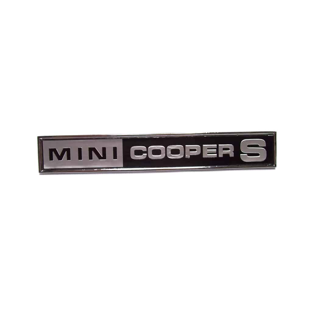 Boot Badge, Mk3 Mini Cooper S (CZH1381)
