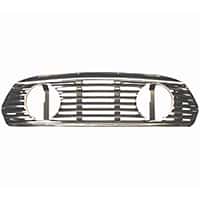 Grille, Mk2-on, Stainless w/ Lamp Openings (SBO0709)